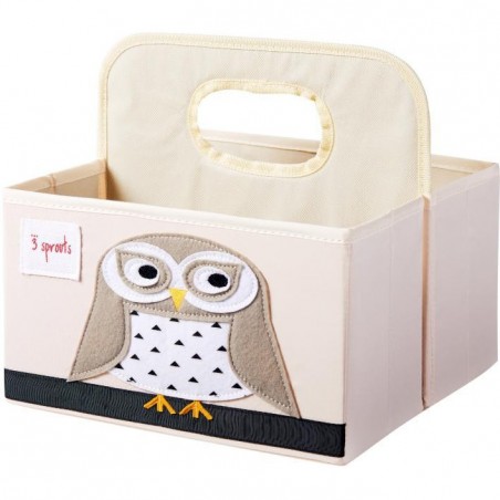 Petit panier de rangement chouette - 3 Sprouts