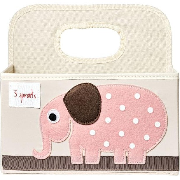 3 Sprouts Petit panier de rangement éléphant