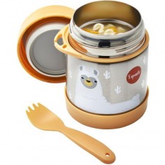 Boite alimentaire isotherme et fourchette lama - 3 Sprouts 2