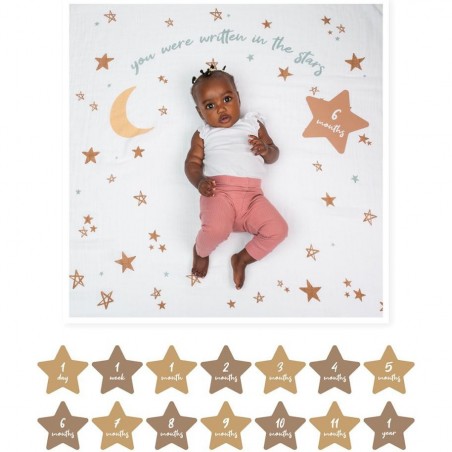 Lange en coton & cartes - Written in the stars - Lulujo