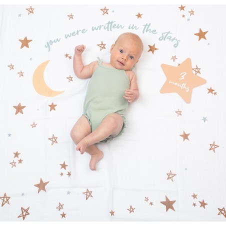 Lange en coton & cartes - Written in the stars - Lulujo