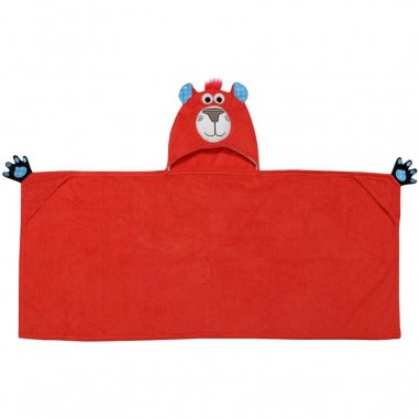 Serviette de bain enfant ours - Zoocchini