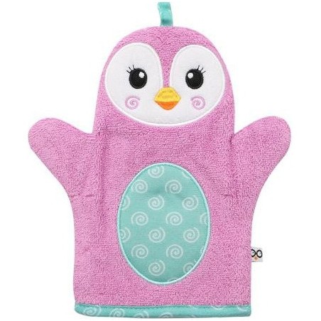 Gant de bain "Marionnette" pingouin - Zoocchini