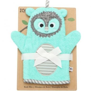 Gant de bain "Marionnette" hérisson - Zoocchini