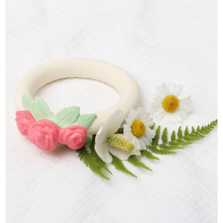 Anneau de dentition boutons de roses - A Little Lovely Company