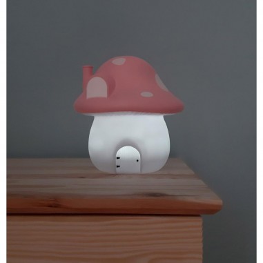 Veilleuse Maison champignon - fées - A Little Lovely Company