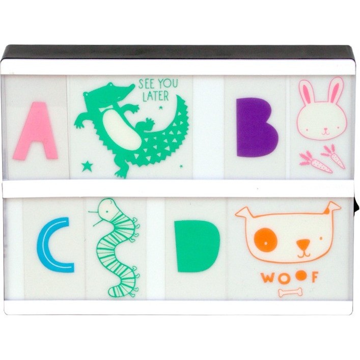 A Little Lovely Company Set de lettres pastel