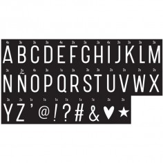 Set de lettres - Basic - monochrome - A Little Lovely Company 2