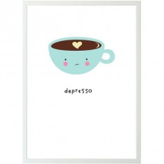 Poster A3 depresso - A Little Lovely Company