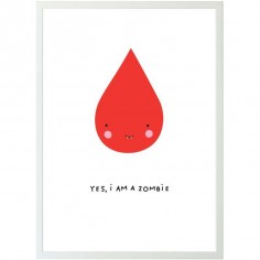 Poster A3 zombie - A Little Lovely Company