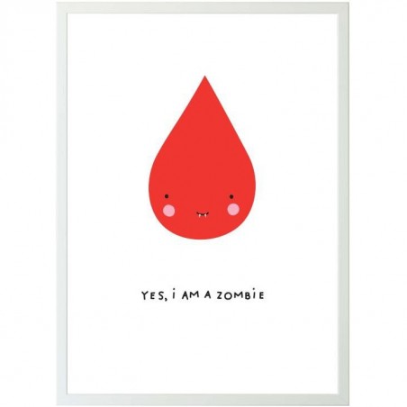 Poster A3 zombie - A Little Lovely Company