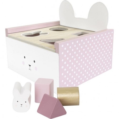 Boîte d'éveil bois lapin - Jabadabado