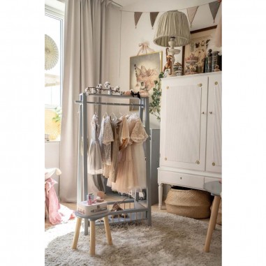 Portant vêtements bois gris - Jabadabado