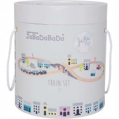 Coffret circuit train en bois - Jabadabado 2