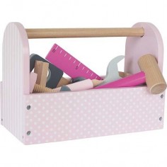Boîte à outils rose - Jeux En Bois