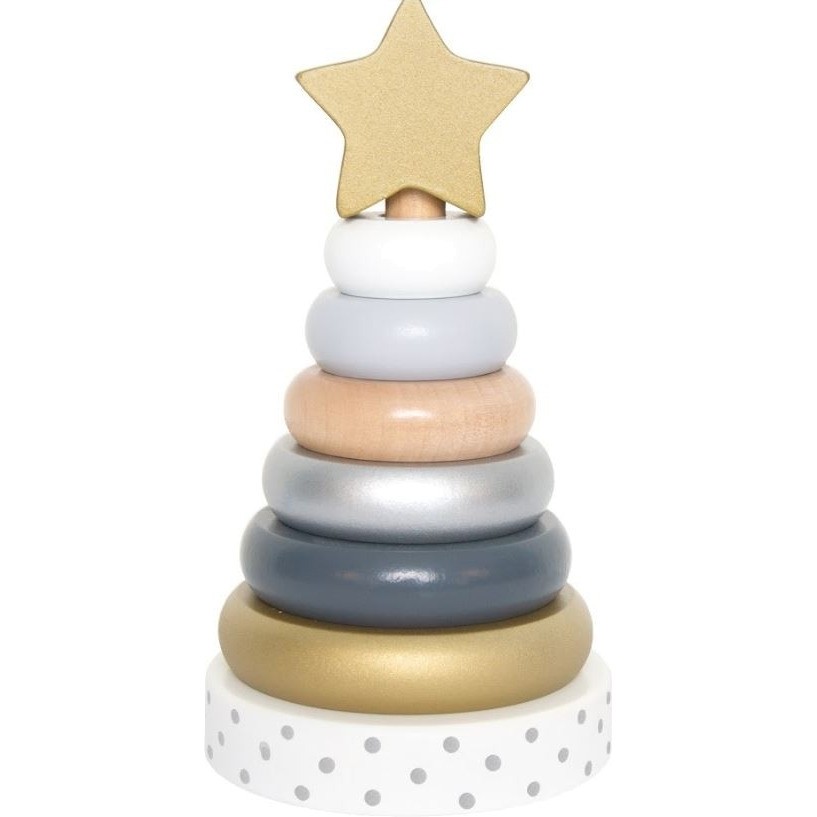 Jeux En Bois Jeu pyramide bois Silver