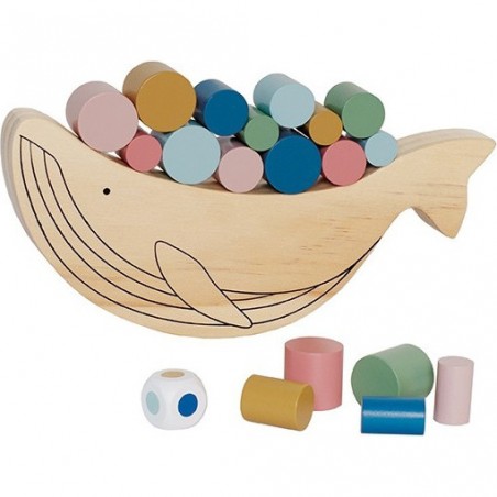 Jeu D'Equilibre Baleine - Jeux En Bois