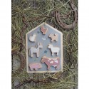 Puzzle animaux de la ferme - Jeux En Bois