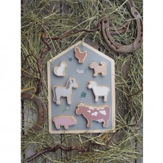 Puzzle animaux de la ferme - Jeux En Bois 2