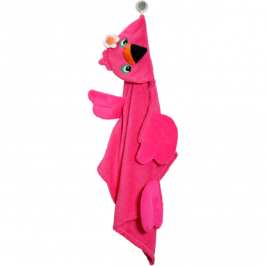 Franny le flamand rose serviette enfant - Capes De Bain Enfant