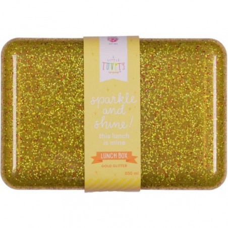 Boite à lunch paillettes or - A Little Lovely Company
