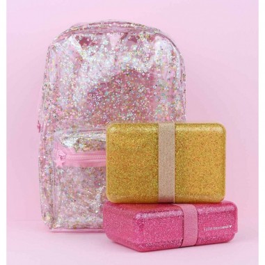 Boite à lunch paillettes or - A Little Lovely Company