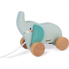 Eléphant à tirer WWF - Janod 2