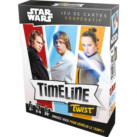 Timeline Twist : Star Wars - 100 cartes - Jeux de société - Asmodee