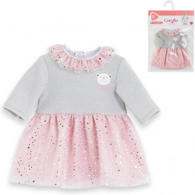 Vêtement pour mon premier poupon 30 cm : robe soir de fête - Corolle