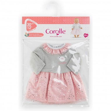 Vêtement pour mon premier poupon 30 cm : robe soir de fête - Corolle