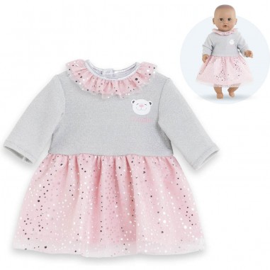 Vêtement pour mon premier poupon 30 cm : robe soir de fête - Corolle