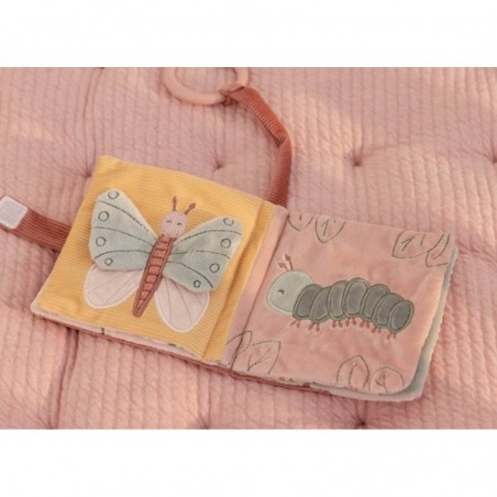 Livre en tissu pour poussette Flowers & Butterflies - Little Dutch