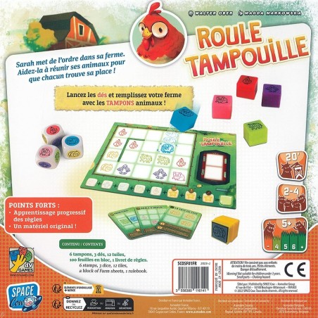 Roule Tampouille - Jeu de Société dès 5 Ans - Space Cow