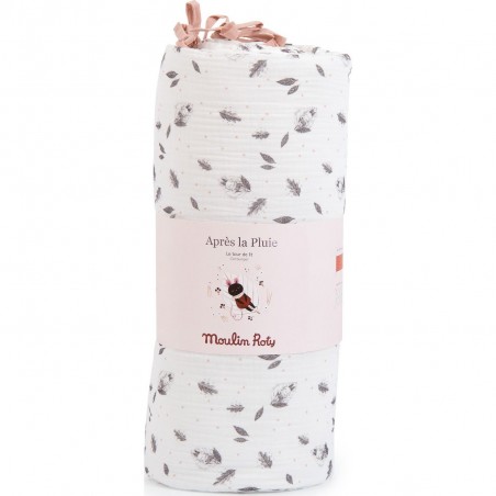 Tour de lit crème Après la Pluie - Moulin Roty