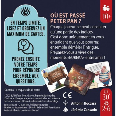 Enquetes Express : Peter Pan - Blam Editions