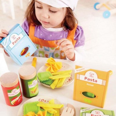 Jouets Hape Dinette Aliments Assortiment de pâtes