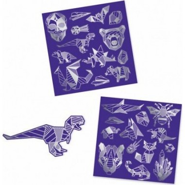 Cartes à gratter stickers "Iron" - Djeco Cartes à gratter stickers "Iron" - Djeco