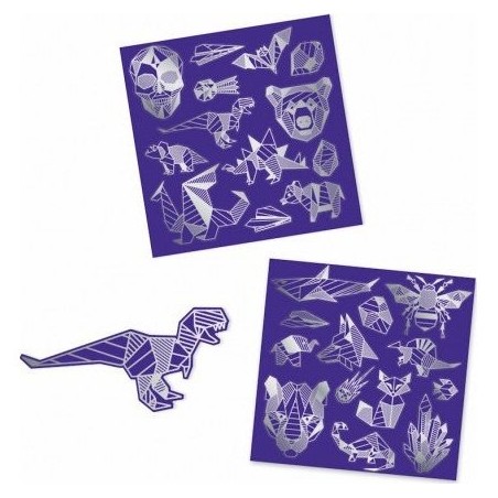 Cartes à gratter stickers "Iron"