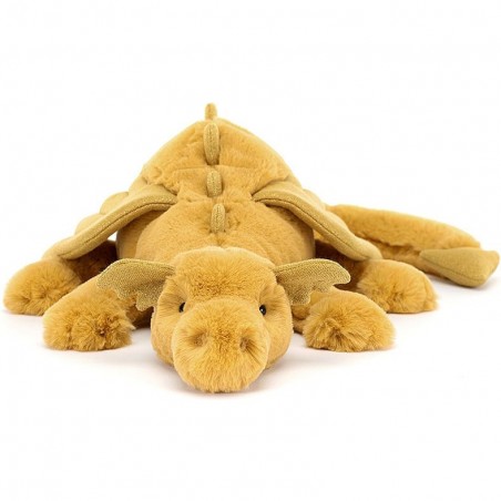 Peluche Dragon Golden 50cm - Couleur Or