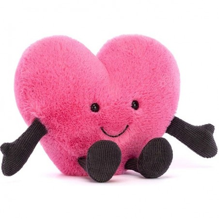 Peluche Jellycat coeur Rose - Amuseable Pink Heart