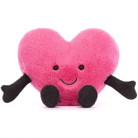 Peluche Jellycat coeur Rose - Amuseable Pink Heart