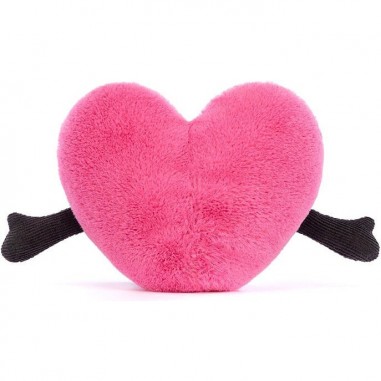 Peluche Jellycat coeur Rose - Amuseable Pink Heart