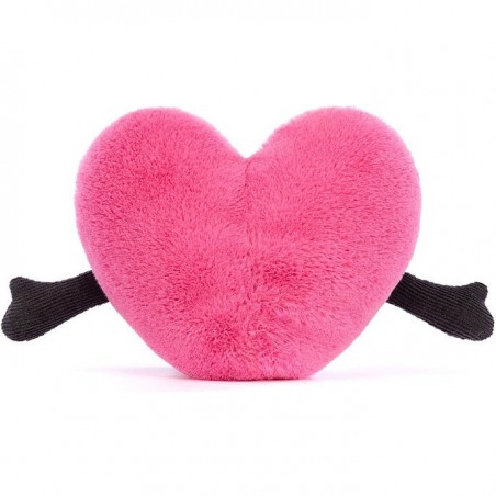 Peluche Jellycat coeur Rose - Amuseable Pink Heart