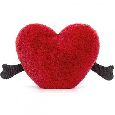 Peluche coeur Rouge Jellycat - Amuseable Red Heart