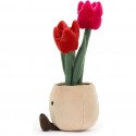 Peluche Tulipe Pot de Fleurs : Amuseable Tulip Pot - Jellycat