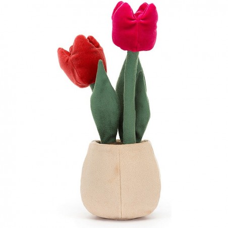 Peluche Tulipe Pot de Fleur Jellycat : Amuseable Tulip Pot