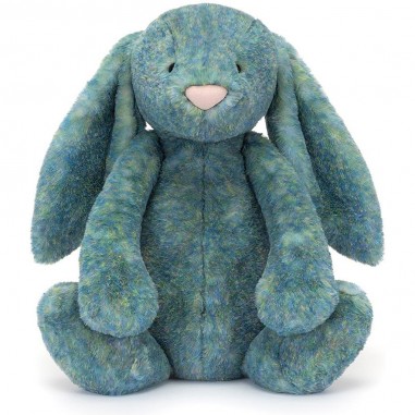 Lapin de luxe timide azur - Bashful Bunny - Jellycat
