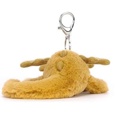 Bijou de sac Dragon doré - Golden Bag Charm - Jellycat