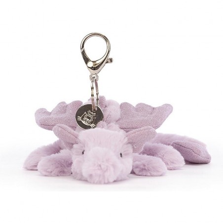 Bijou de sac dragon lavande - Lavender Bag Charm - Jellycat