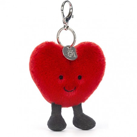Bijou de sac cœur amusant - Amuseable Heart Bag Charm - Jellycat